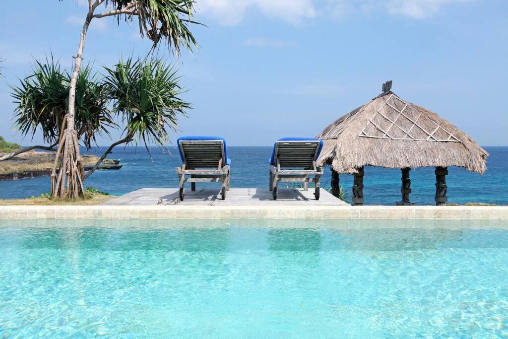 Villa Lumba Lumba - Oceanfront&Spectacular View! Lembongan Exterior foto