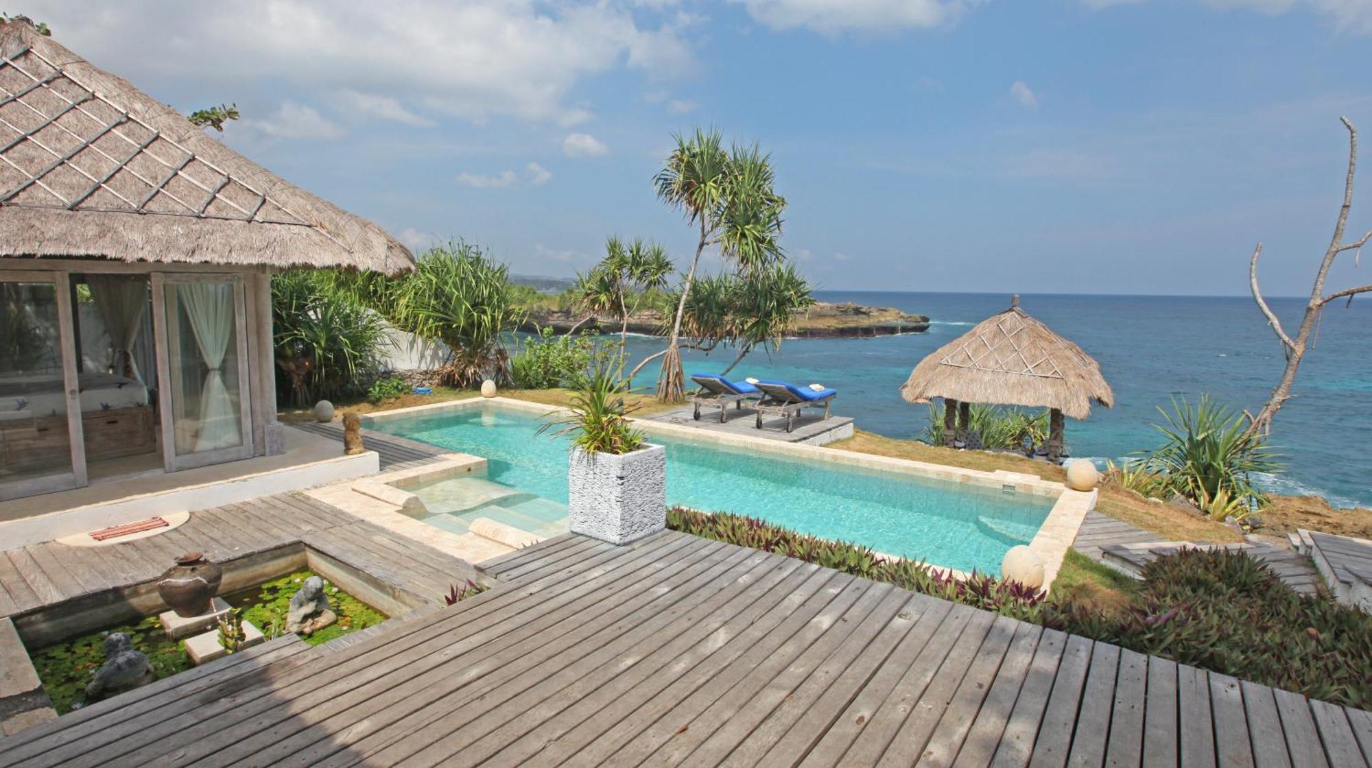 Villa Lumba Lumba - Oceanfront&Spectacular View! Lembongan Exterior foto